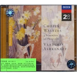 进口CD:肖邦:圆舞曲,前奏曲,谐谑曲(460 991-2