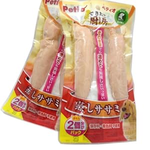 Petio 派地奥鲜厨零食-蒸小胸 2支*3 (W11667)