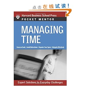 Managing Time: Expert Solutions to Everyday Challenges