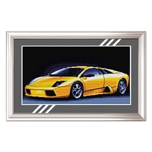 钟爱一生 十字绣专卖客厅大画新款跑车DZ004