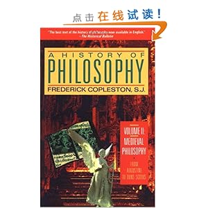 A History of Philosophy, Vol. 2: Medieval and Renaissance Philosophy From Augustine to Duns Scotus