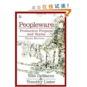 Peopleware: Productive Projects and Teams
