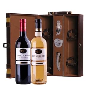 金马 法国原装进口红酒 奥克产区 金马双瓶装礼