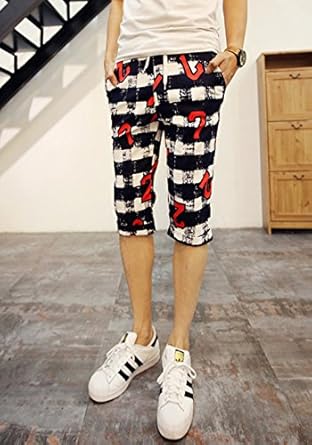 QIBEILE 2015夏季新款<em>七分裤</em> 时尚<em>潮男短裤</em> 韩