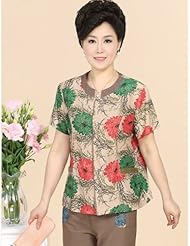 伊焕 2014年新款老年套装<em>女夏装</em> <em>大码</em>奶奶装夏