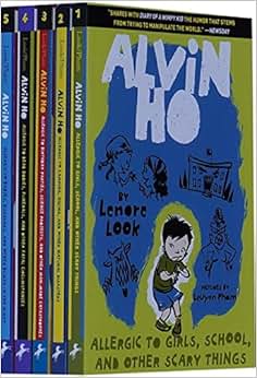 《胆小鬼阿文 英文原版 Alvin Ho系列:5册 闹鬼