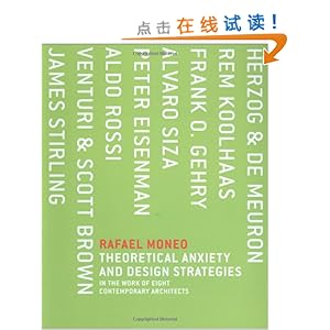 Theoretical Anxiety and Design Strategies in the Work of Eight Contemporary Architects