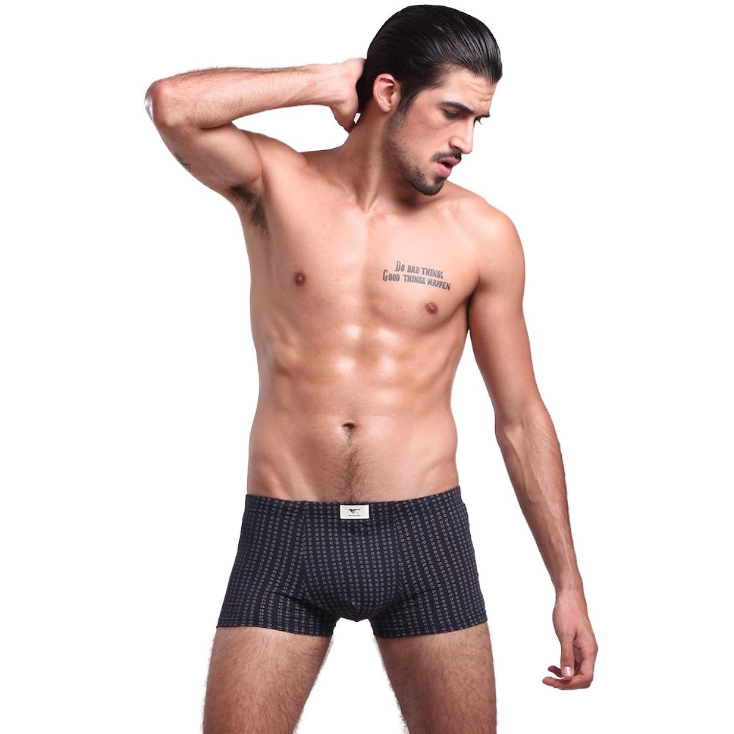 七匹狼 男士内裤 男平角裤 纯棉薄款透气吸汗 四