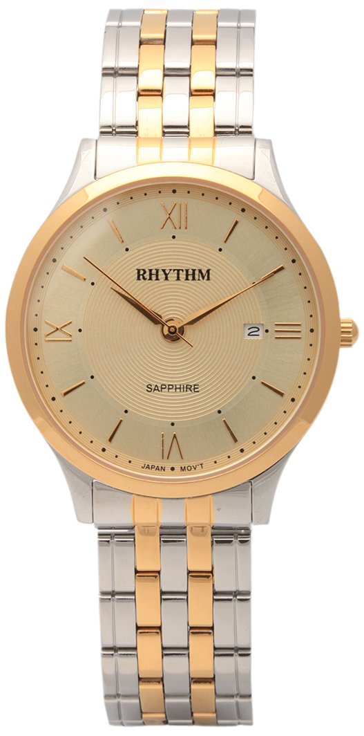 rhythm+丽声+石英男士手表