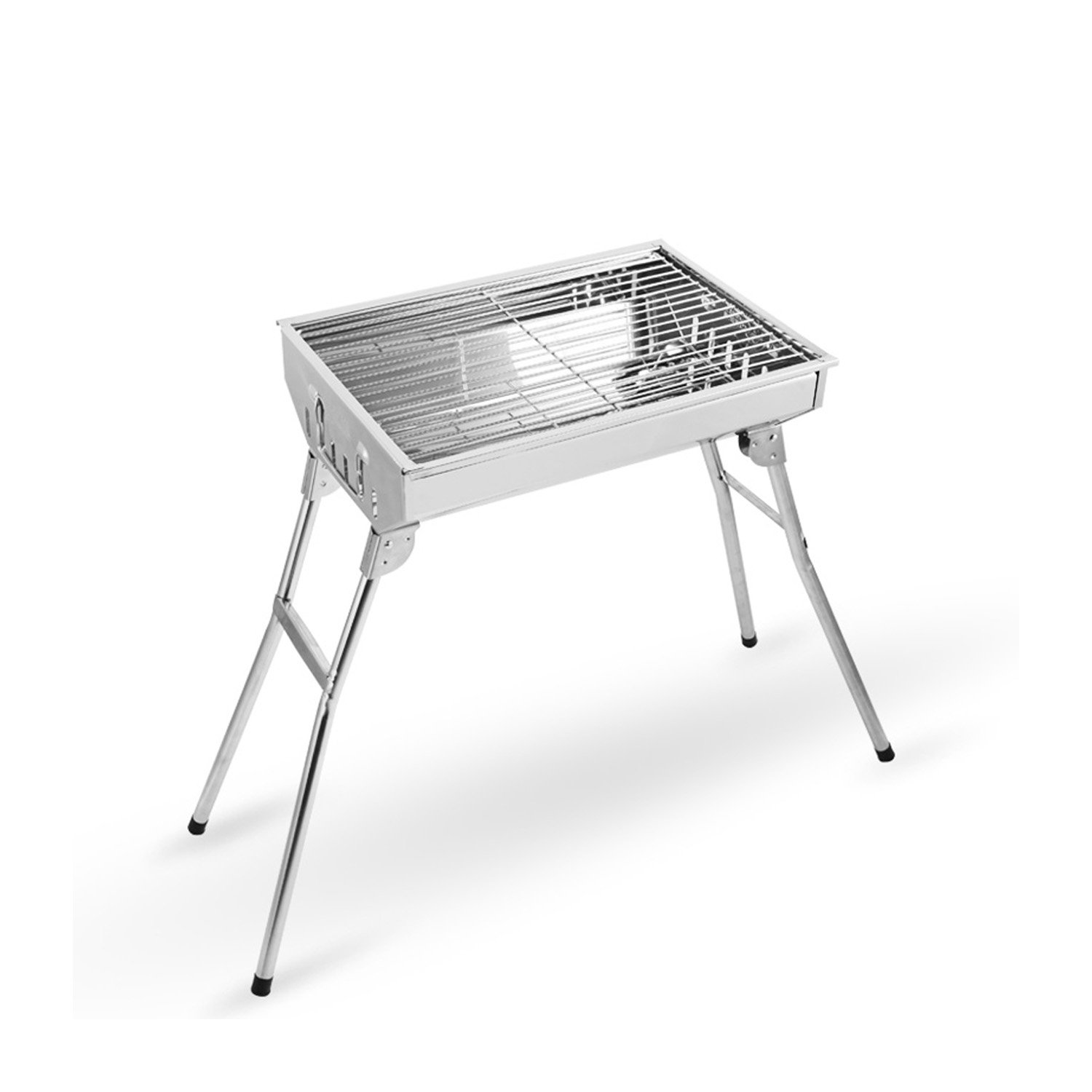 Cowekai 考味佳 户外家用便携站立式不锈钢碳烤炉 YF-8852 银白色:亚马逊:运动健康
