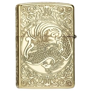 Zippo 芝宝 凤舞九天 纯铜五面蚀刻 打火机 SC
