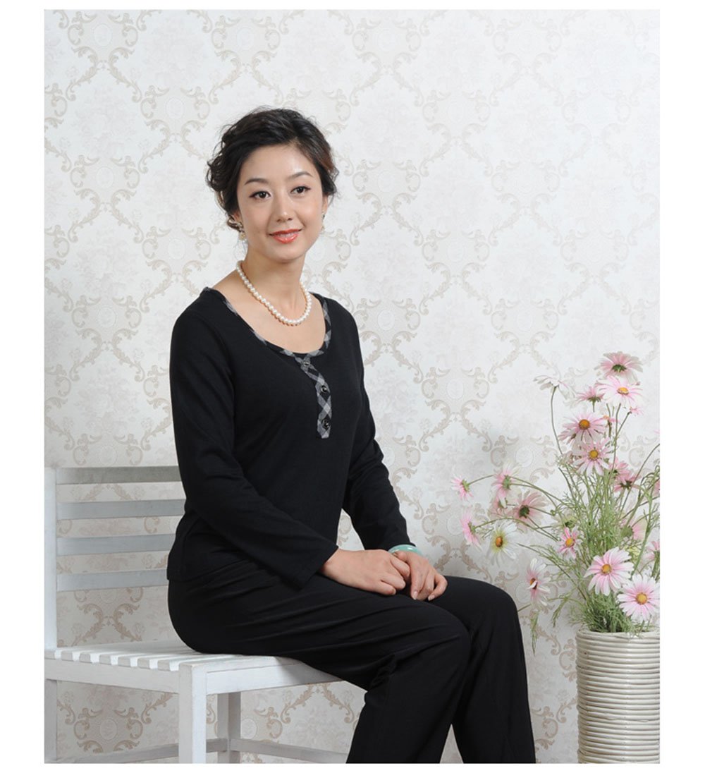 妈妈装春装衬衫潮中老年女装修