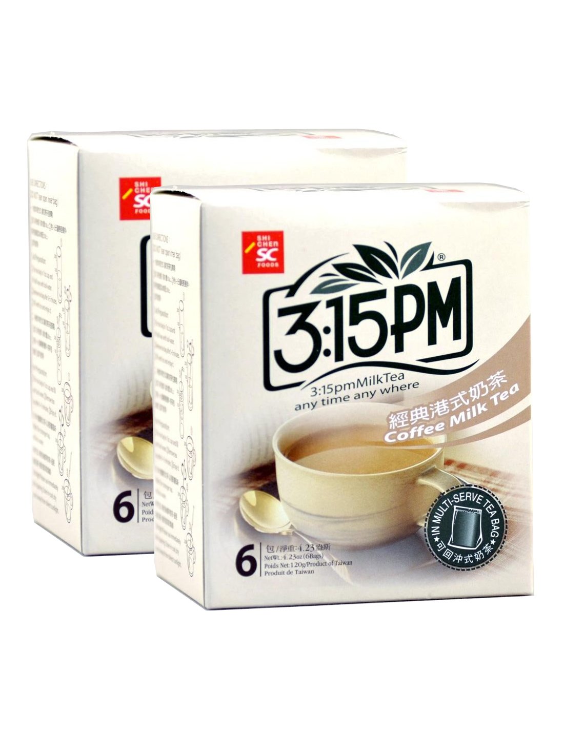 三点一刻经典奶茶(港式) 台湾进口食品 120g*2