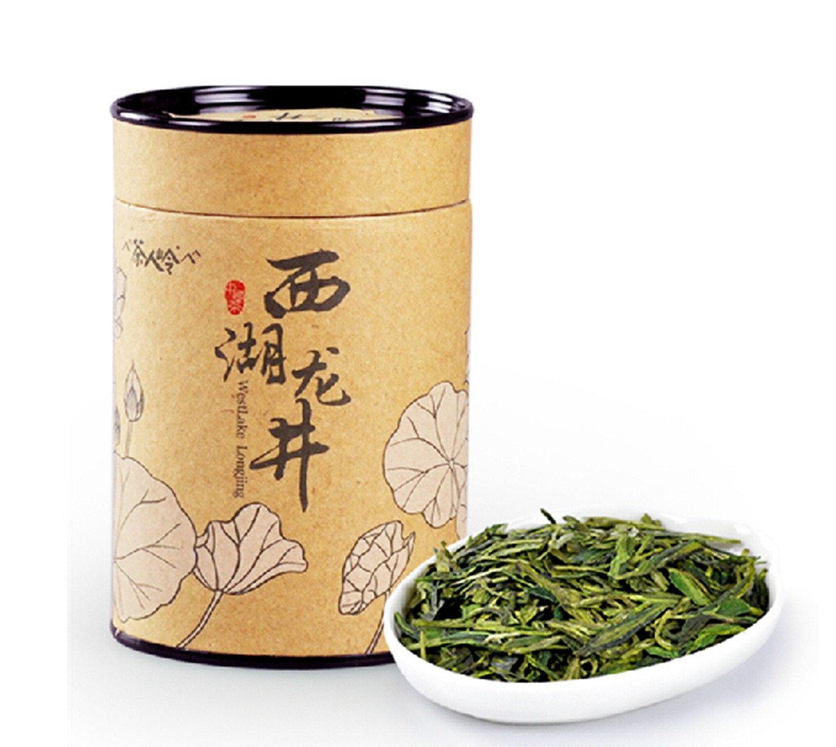 茶人岭 2014年新茶 西湖龙井 雨前绿茶二级 1盒