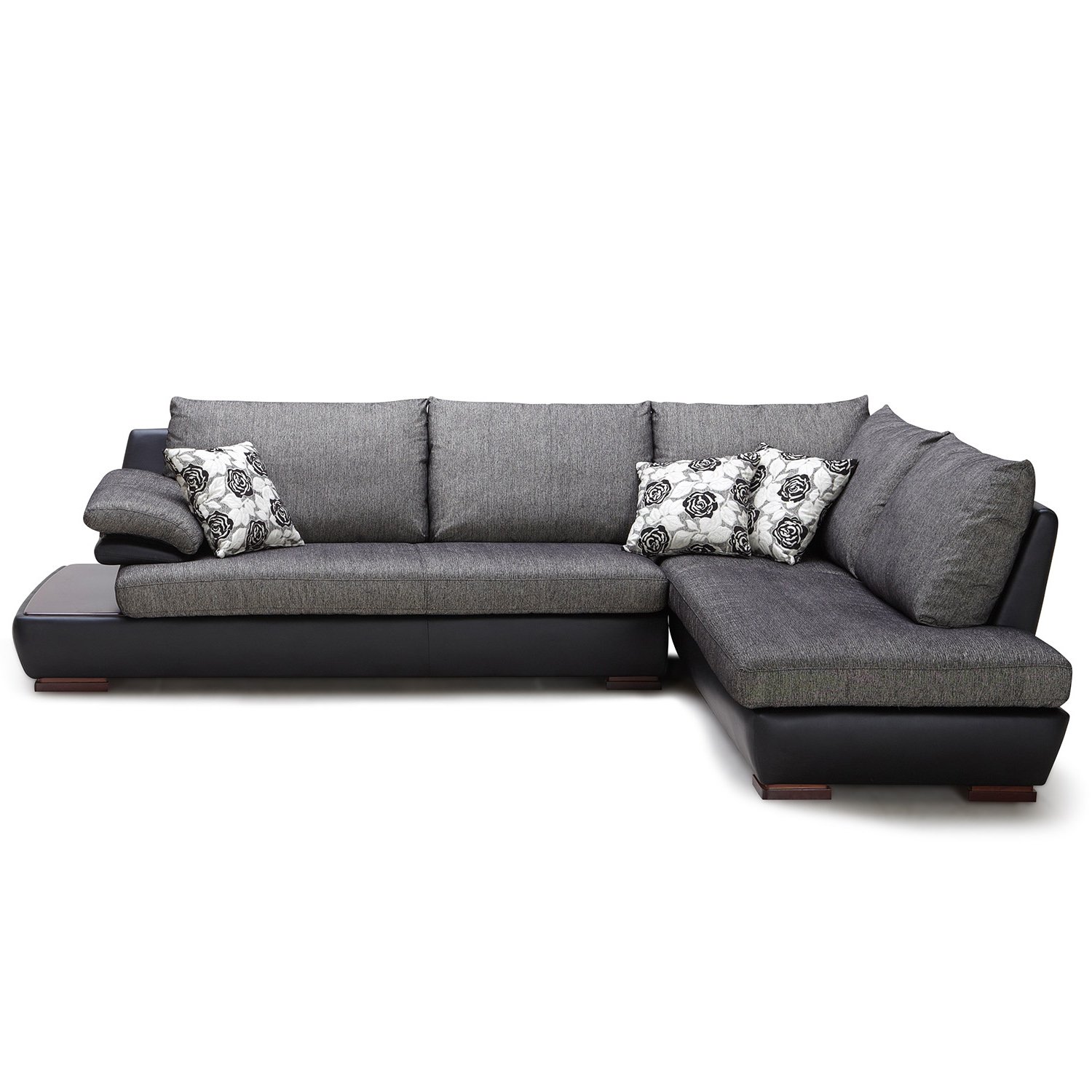 kuka顾家家居布艺沙发皮布沙发 简约现代客厅沙发组合家具左躺位yg.