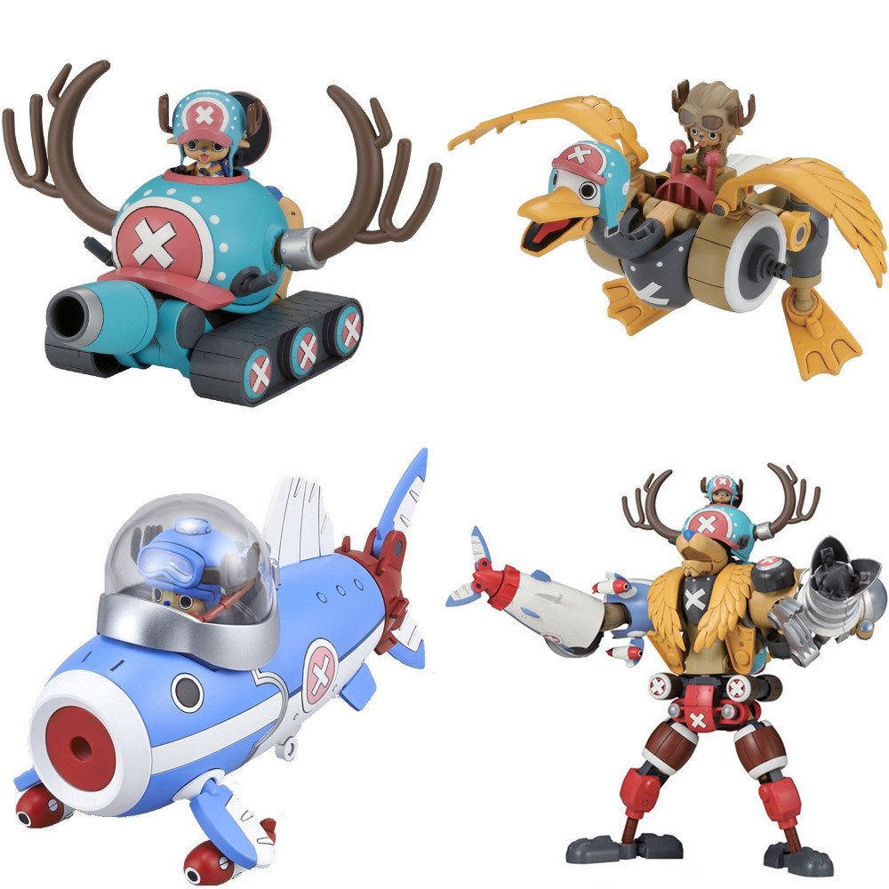 UCGO游戏购 万代海贼王 乔巴5合1拼装机器人