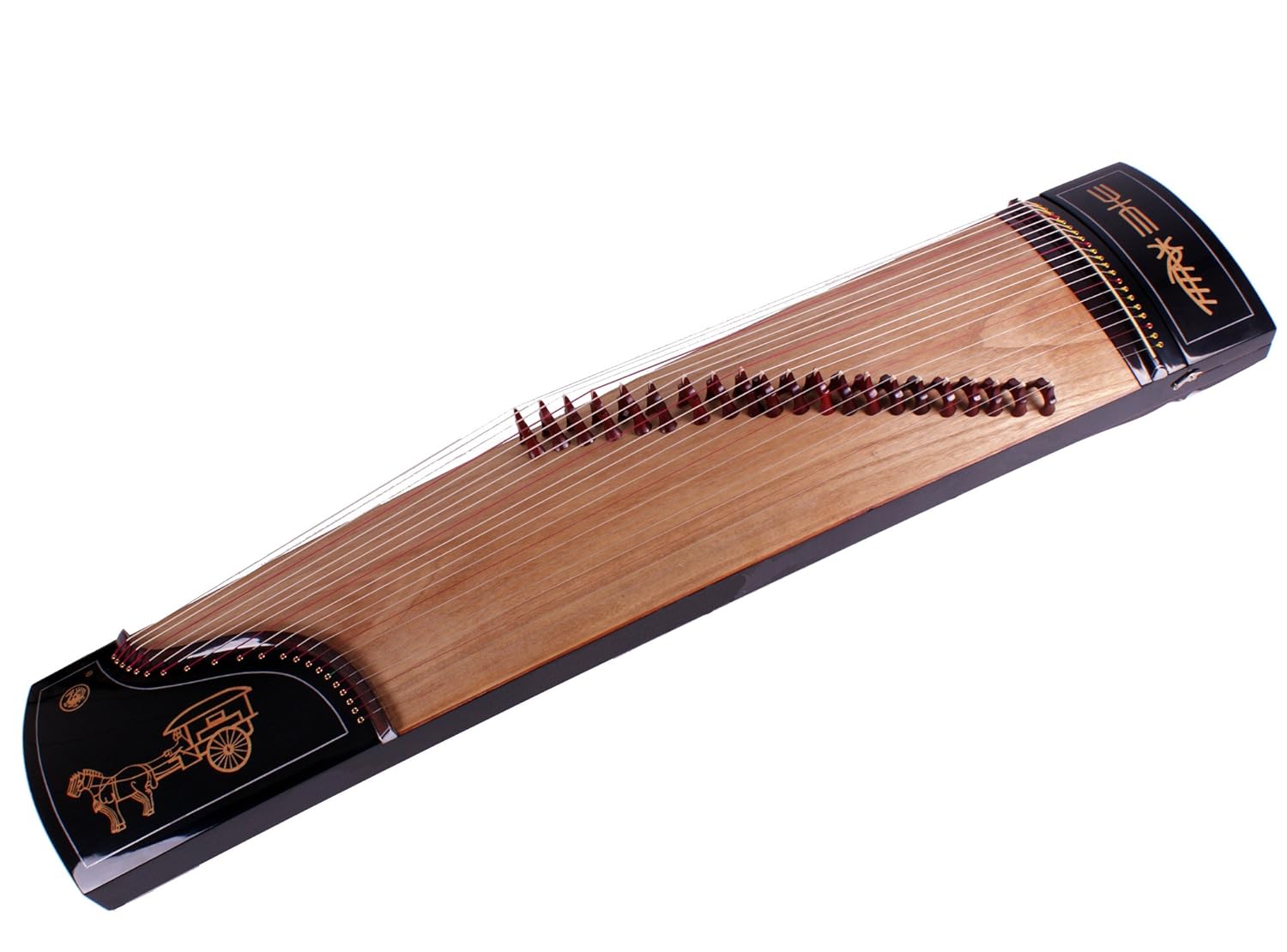 弘音古筝檀木实木演奏筝成