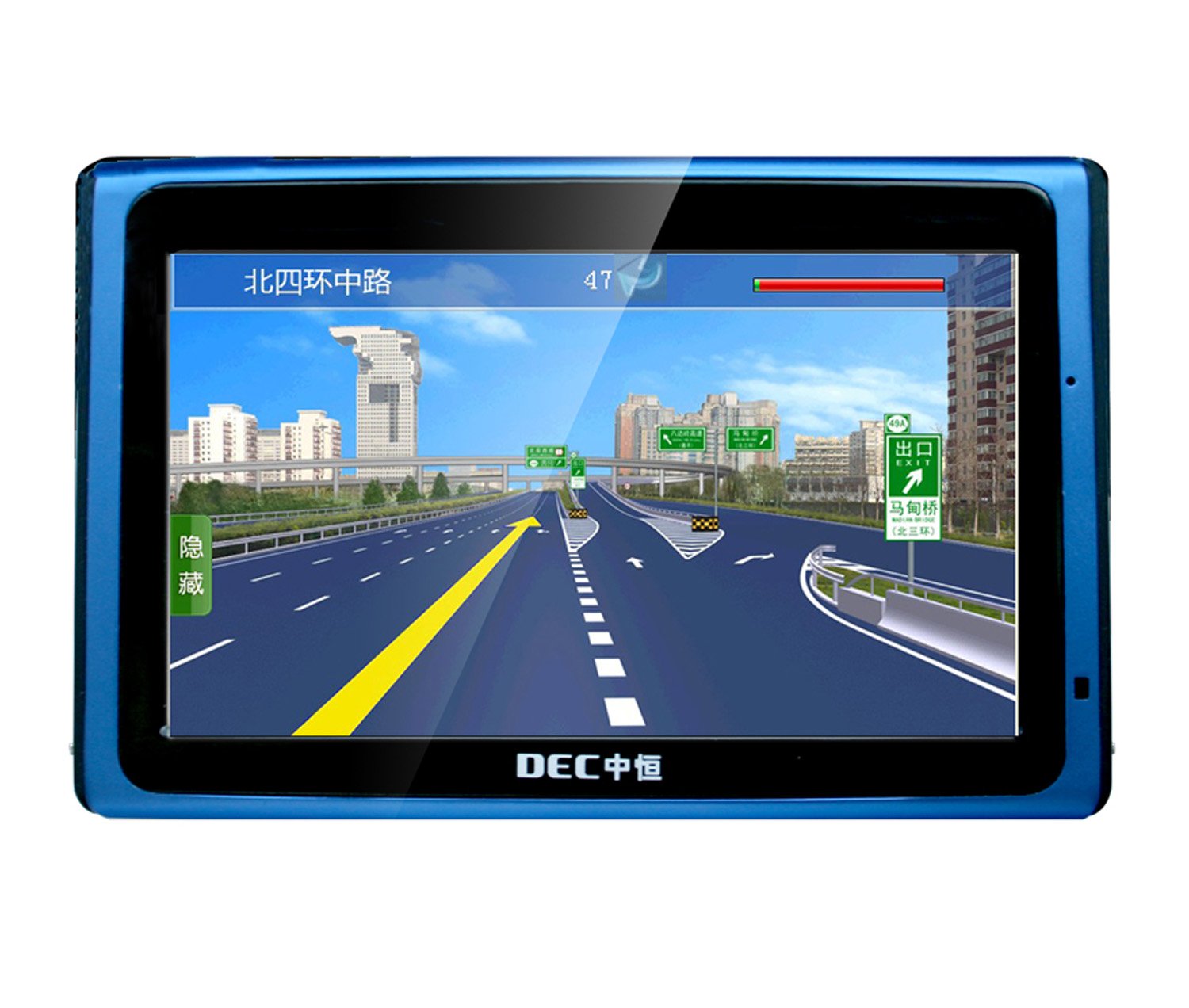 DEC 中恒GPS导航仪X5(5寸高清屏、最新凯立