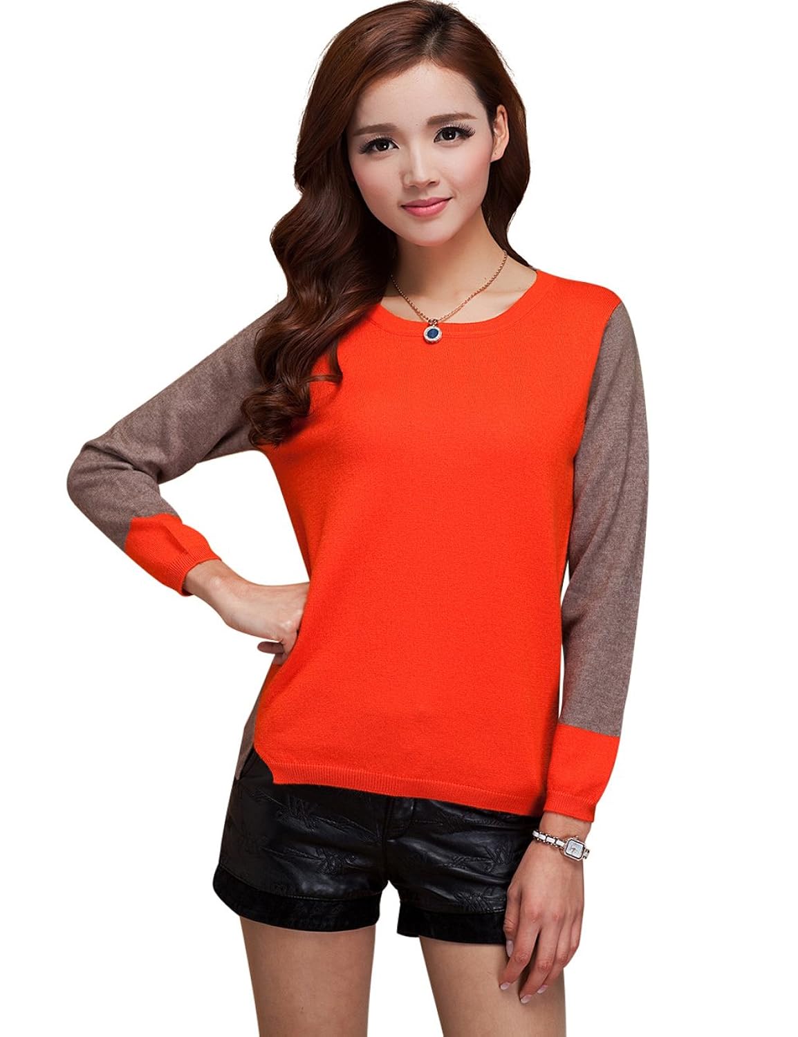 套头修身毛衣打底女针织衫选什么牌子好 同款