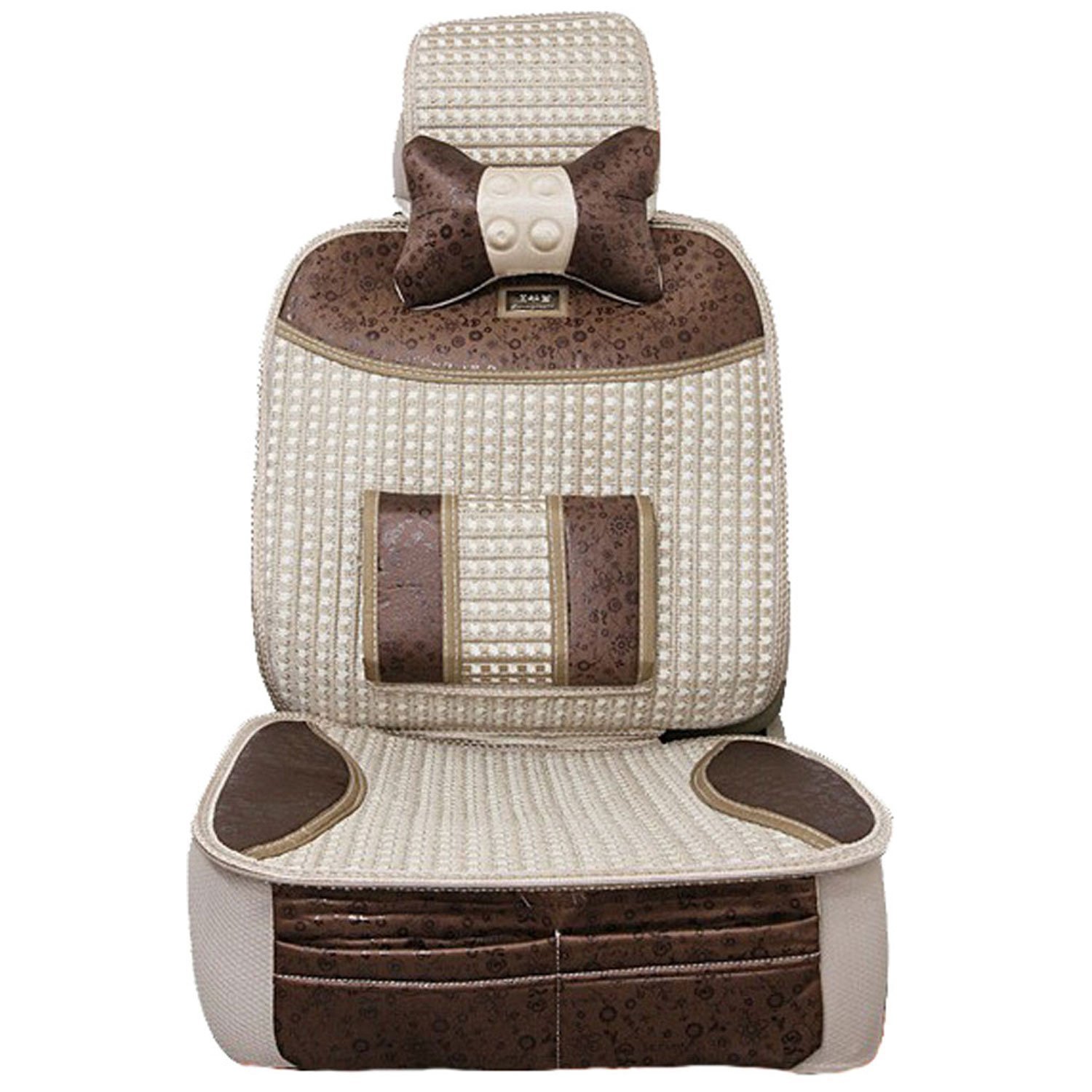 顺千吉 奔驰C63 高档冰丝坐垫 座套 四季通用 