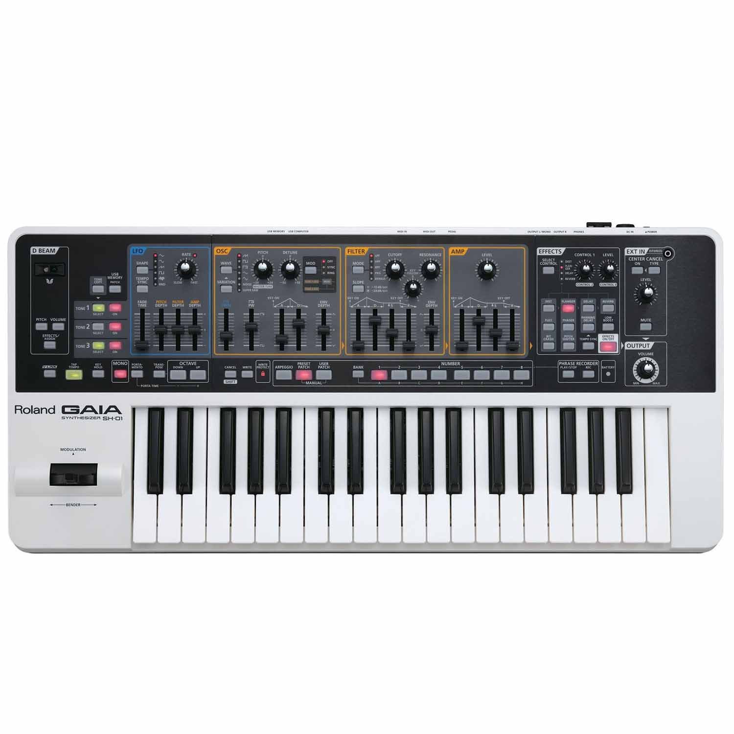 Roland罗兰 SH-01 37键模拟合成器(世界第一的