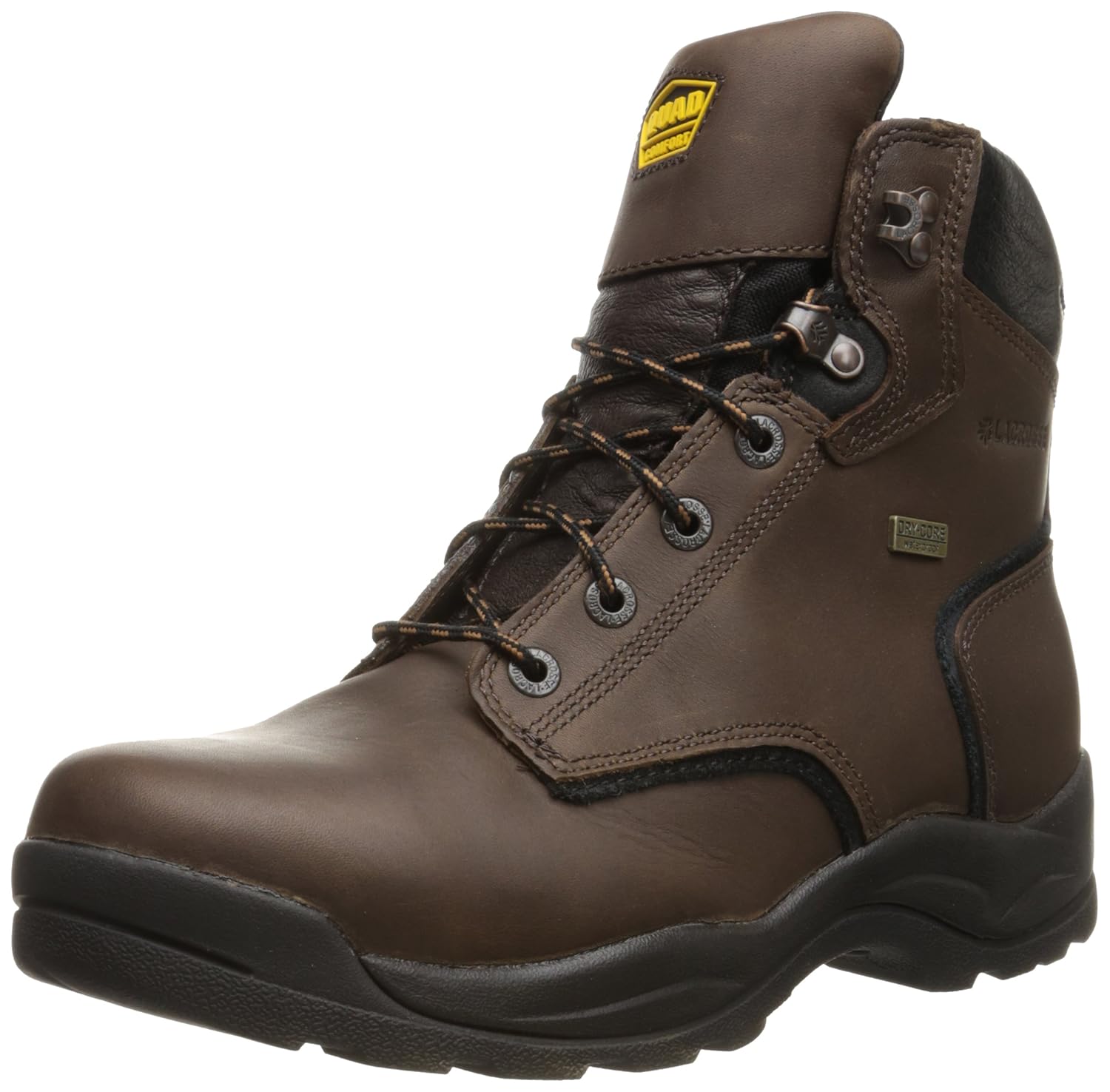 lacrosse 男士 quad comfort 4x6 6" dark brown-m